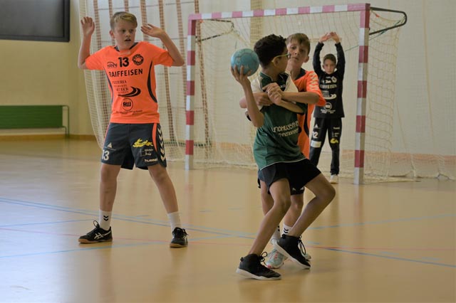 Die Abwehr steht (MU13P) Foto: Christine Steck