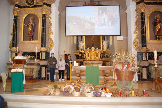 Feierlich war der Erntedankgottesdienst in Kaisten. Foto: zVg