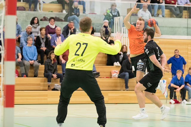 Der TVM liess sich von Birsfelden aus der Ruhe bringen und verspielte am Ende eine zwischenzeitlich deutliche Führung. Foto: Michi Mahrer