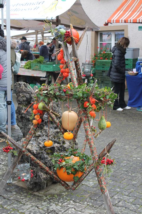 Schöne Herbstdekoidee. Foto: Sonja Fasler Hübner