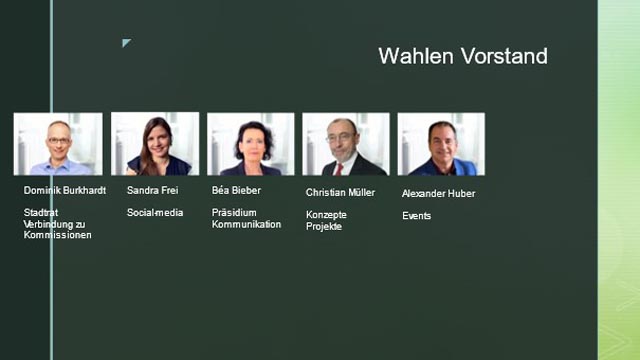 Der neue Vorstand der glp Rheinfelden. Bild: zVg