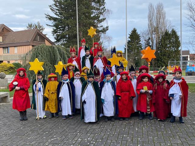 Die Sternsinger in Wallbach. Foto: zVg