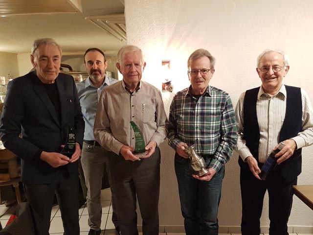 Tony Müller, Oliver Müller, Max Winter, Ruedi Gautschin und Urs Müller (von links). Foto. zVg