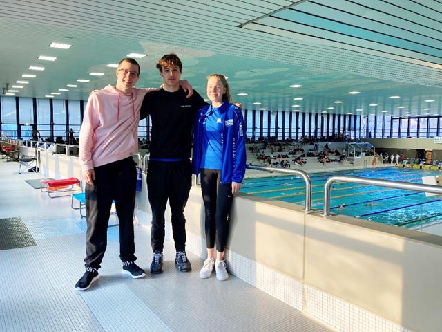 Traver Dinten, Lewis Rippstein und Linda Egger (von links). Foto: zVg