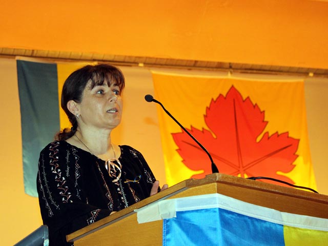 Olga Senft, in der Ukraine geboren und in Eiken wohnhaft. Foto: zVg