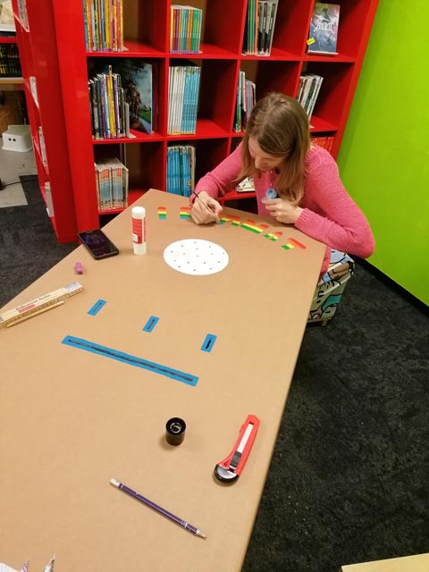 Der Bau der Lesomaten in der Gmeindebibliothek Möhlin. Foto: zVg