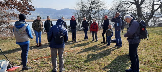 Entenkunde am Klingauer Stausee für die NVR-Mitglieder. Foto: zVg