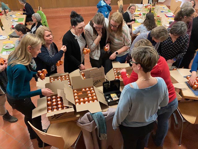 Die Mitglieder des Frauenbunds Zeihen freuten sich, dass sie ihre GV wieder physisch abhalten konnten. Foto: zVg