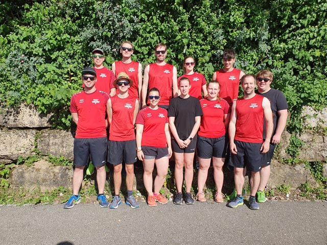 Nicht ganz zufrieden aber optimistisch sind die Turnerinnen und Turner nach dem Fricktal-Cup in Stein. Foto: zVg