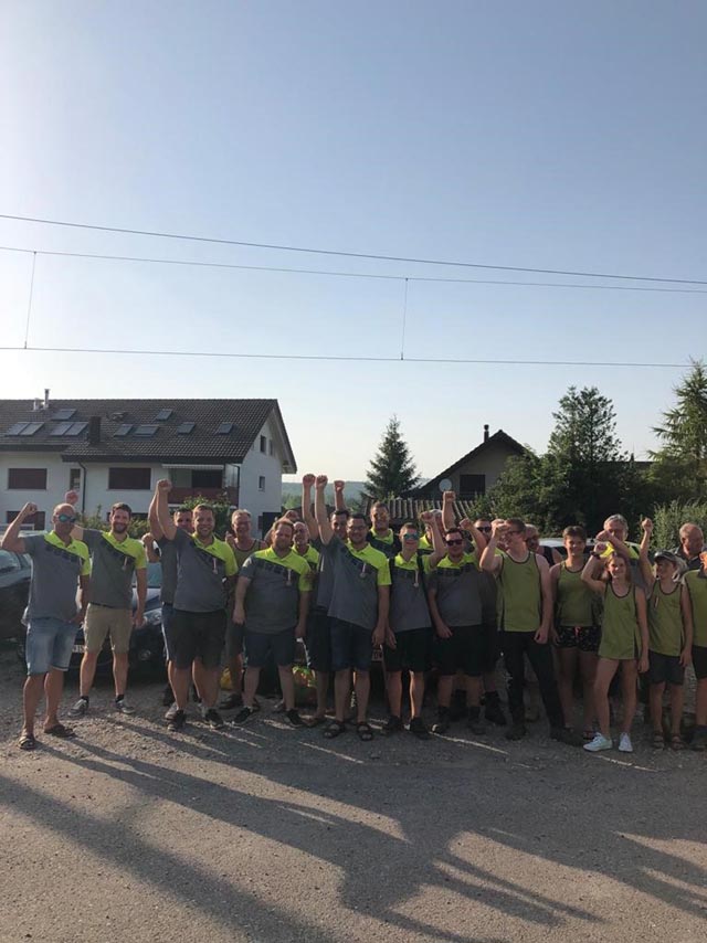 Schwaderlocher Kranzfahrer.   Foto: zVg