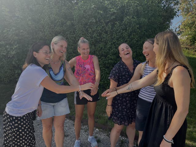 Anke Geissler, Yvonne Köhler, Ramona Erb, Nathalie Vogel, Maria Cisarikova, Tanja John (Captain) (v.l.). Foto: zVg