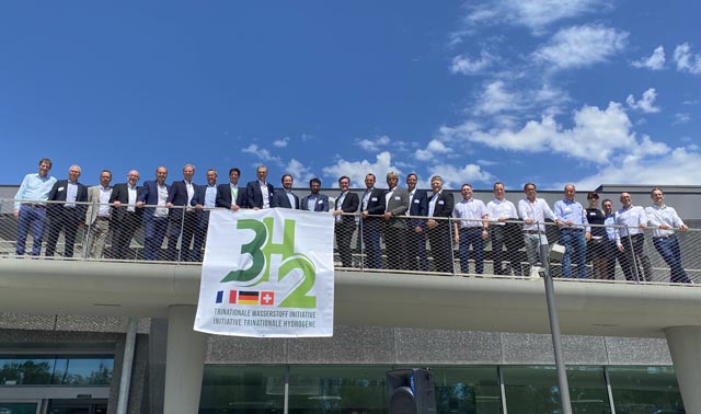 Die Initianten der Trinationalen Wasserstoffiniative. Foto: zVg