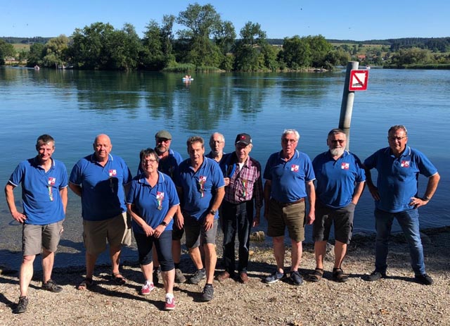 Die Wallbacher Schützen beteiligten sich am Kantonalen Schützenfestes Neuenburg. Foto: zVg