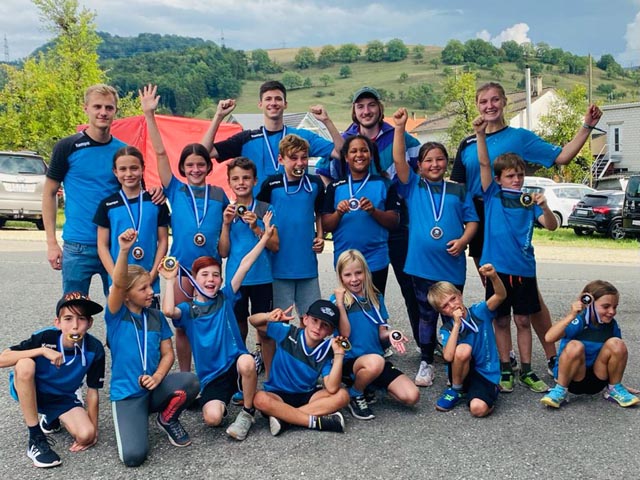 Die erfolgreichen Kinder der Jugi Münchwilen. Foto: zVg