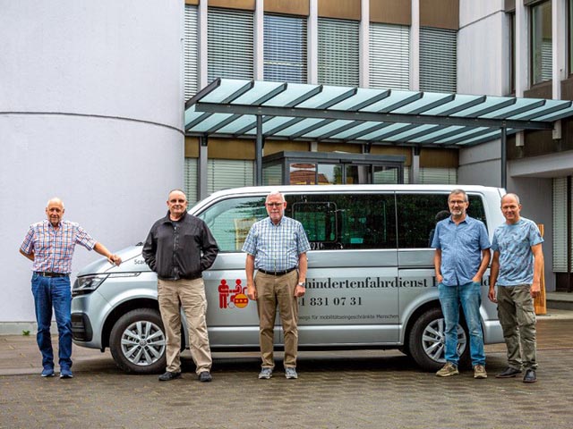Die Möhlemer BFD-Crew: Stephan Koller, János Stockbauer, Max Hassler, Manfred Hofmann, Uwe Kloiber (von links). Foto: zVg