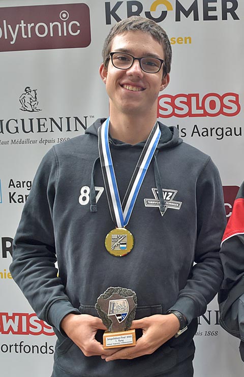 Bester Jungschütze des Kantons wurde in diesem Jahr Robin Freiermuth. Foto: zVg