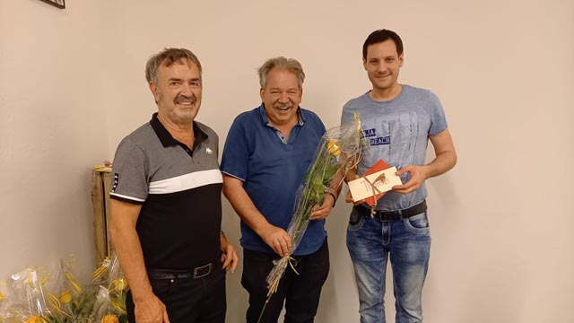 Thomas Obrist wurde für 40 Jahre Mitgliedschaft beim Samariterverein geehrt. Foto: zVg