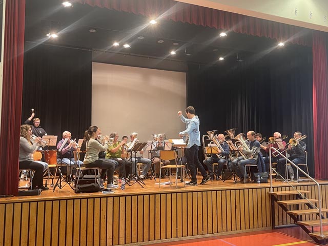 Voller Einsatz am Probesonntag im Dezember. Foto: Sebastian Burkhar