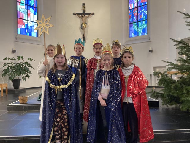 Die Sternsinger waren wieder unterwegs. Foto: zVg