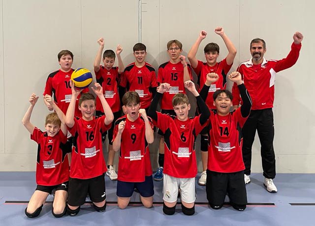 Die Junioren U-16 von Volley Smash. Foto: zVg 