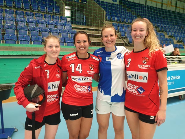 (v.l) Nela Weibel, Nadja Tungprasert, Miriam Leimgruber, Tanja Winter. Foto: zVg