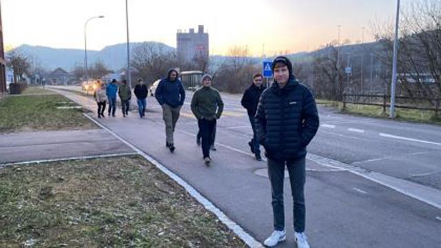 Gesellig ging es zu beim TTC Frick. Foto: zVg