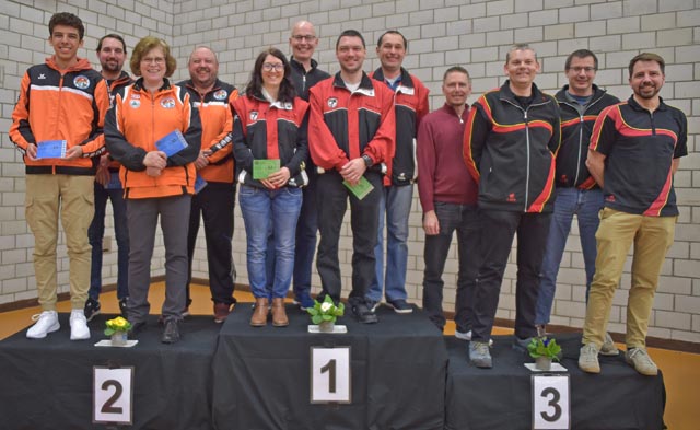 Den Gruppenwettkampf mit der Pistole gewann Wohlen vor Kölliken und Klingnau. Foto: wr