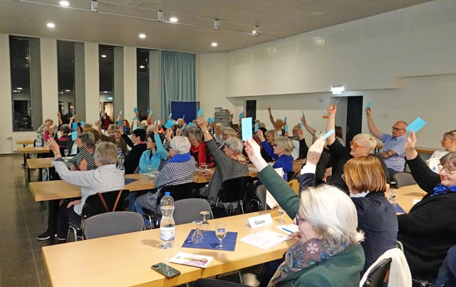 Gutbesuchte Generalversammlung. Foto: zVg