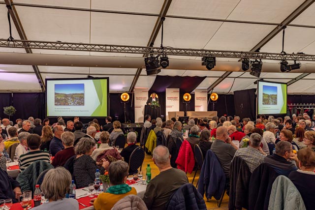 Die Generalversammlung der Raiffeisenbank Wegenstettertal fand in Zuzgen statt. Foto: Markus Raub, RMP Media Production GmbH, Rheinfelden