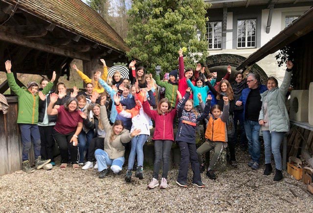 Viel Spass hatten die jungen Musiker in Lützleflüh. Foto: zVg