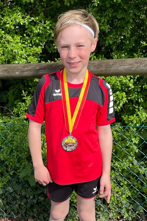 Silbermedaille für Enyo Dolder von der Jugend Sulz. Foto: zVg