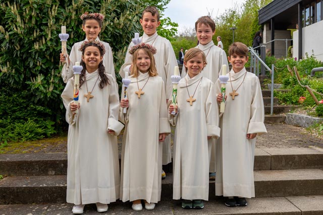Die Kinder der Erstkommunion in Magden. Foto: zVg