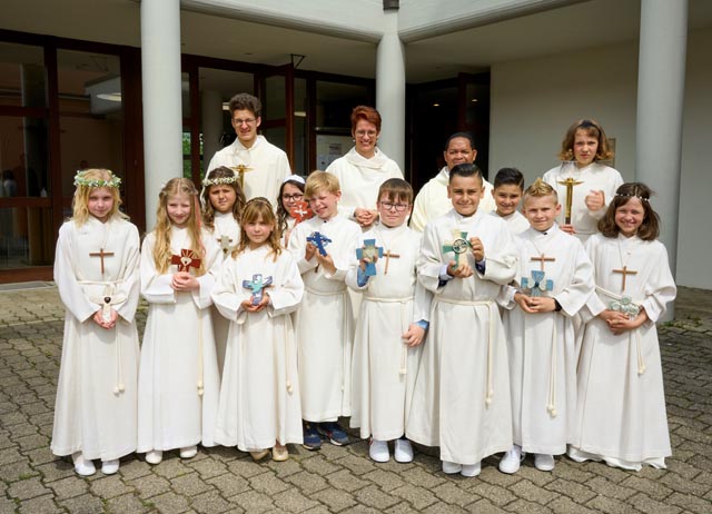 Die Kinder, die in Stein die Erstkommunion empfingen. Foto: Foto Forstmeyer