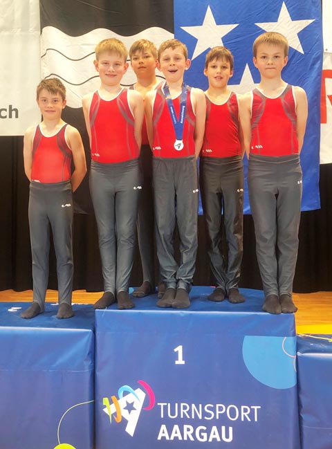 Gruppenfoto Knaben (es fehlt Alessio Bottani) Foto: zVg