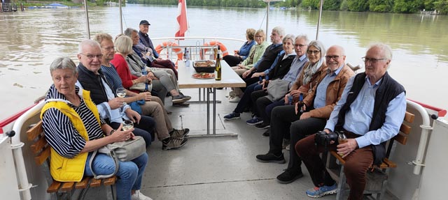 Treffen ehemaliger Stadträte beider Laufenburg. Foto: zVg 
