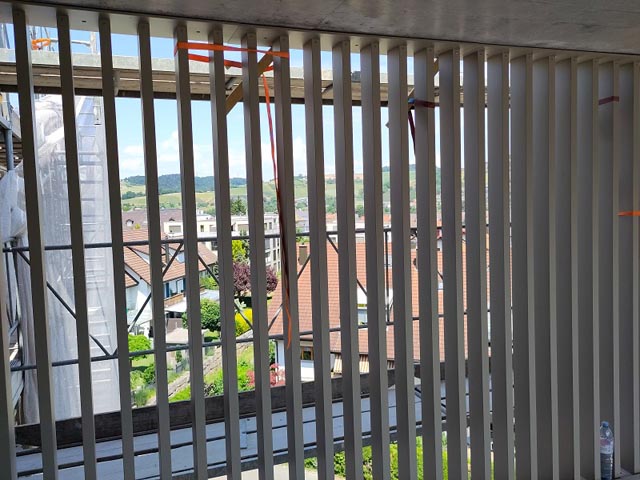 Aussicht von einem Balkon des Altersheims Bruggbach: Foto: zVg