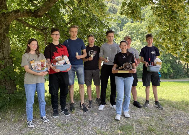 Die Gewinner des Wettschiessens. Foto: zVg