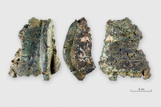 Entdeckt bei der Farnsburg: Kanonenfragment. Foto: Archäologie Baselland