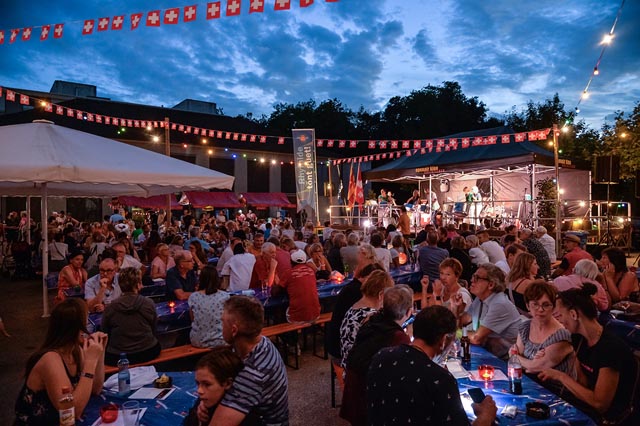 Auf dem Kurbrunnenareal wird es sicher wieder eine sehr schöne Atmosphäre geben. Foto: Henri Leuzinger
