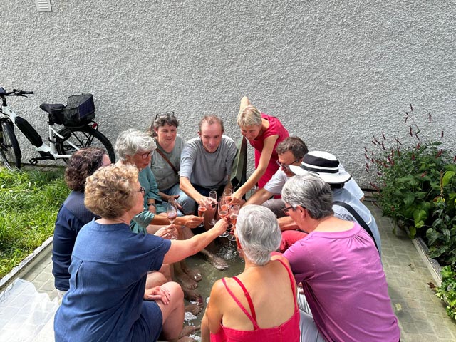 Auftakt zum Brunnenchat... Foto: zVg