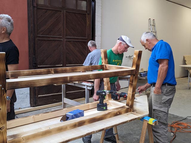 Endspurt bei er Vorbereitungen – am 1. September geht es los. Fotos: zVg