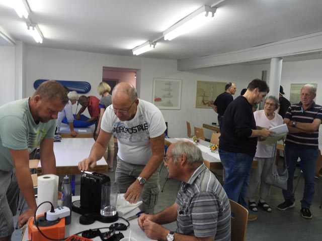 Es wurde fleissig repapiert. Foto: Peter Bircher