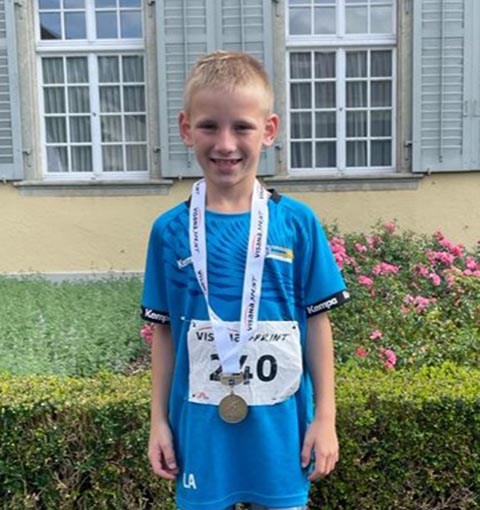 Finn Fasler belegte in seiner Altersklasse den dritten Rang. Foto: zVg