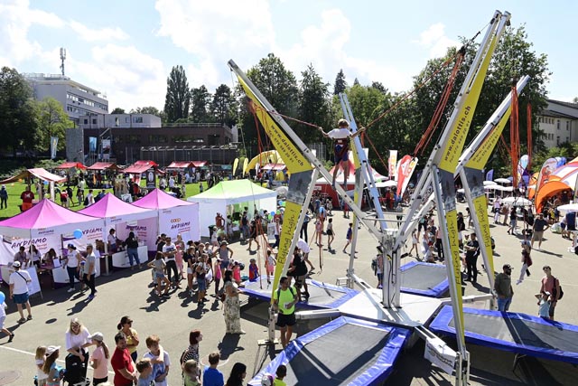 Jede Menge Bewegung und Spass erwartet die Besucher beim «Coop Andiamo» in Rheinfelden. Foto: zVg
