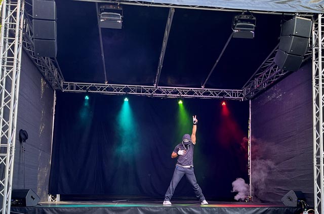 Klare Botschaft an der Kulturnacht in Laufenburg. Foto: zVg