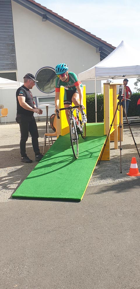 Lara Emmenegger zeigte ihre Qualitäten im Zeitfahren und belegte Platz vier. Foto: Tony Müller