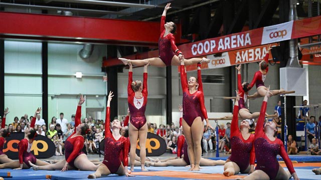 Die Damenriege Sulz durfte sich über die Schweizer Vizemeisterschaft freuen. Foto: zVg