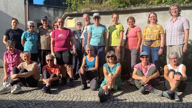 Die Pilgergruppe besuchte das Kloster Mariazell in Wurmsbach. Foto: zVg