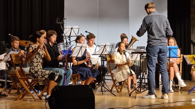Projektorchester der Musikschule. Foto: Jo Peeters