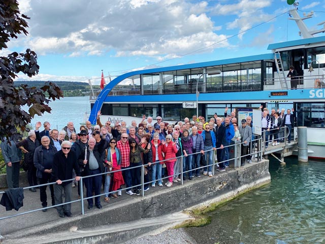 Lauter glückliche Gesichter vor der Schifffahrt. Foto: zVg